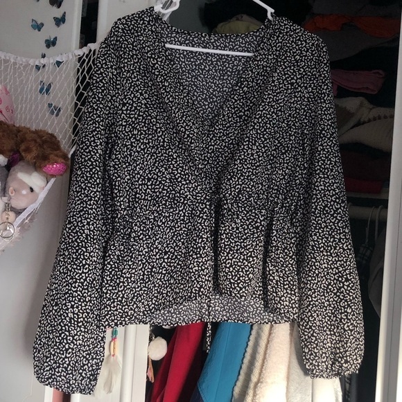 Shein Peplum Blouse - Picture 1 of 3